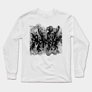 Abstract doodle art Long Sleeve T-Shirt